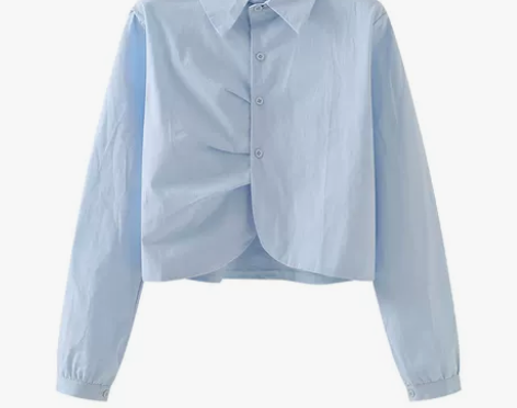 拉夏贝尔/La Chapelle长袖衬衫女...