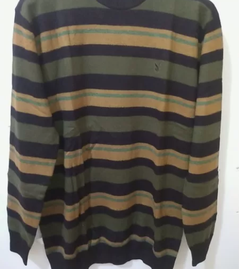 花花公子羊绒衫男中青年男士圆领羊毛衫加肥加...