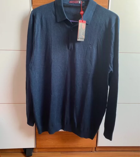 shttlea花花公子男士羊绒衫 全新未拆...