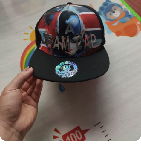 李宁漫威美国队长棒球帽 美国队长图案   ...