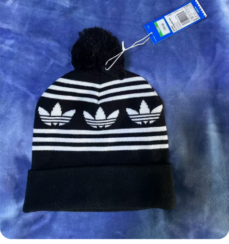 阿迪达斯 三叶草帽子 毛线帽 全新 均码 ...