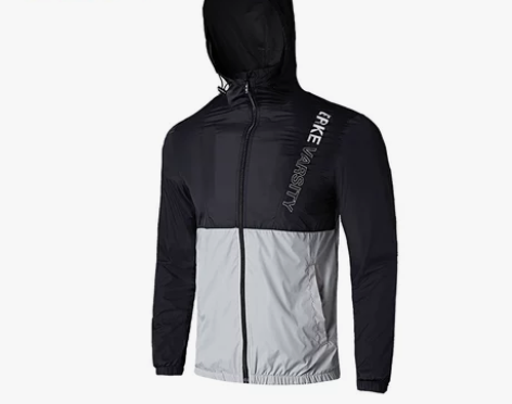 鸿星尔克男士加厚夹克 时尚撞色透气运动休闲...