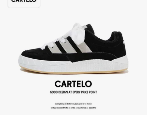 新品卡帝乐鳄鱼男鞋子新款潮流鲨鱼鞋,运动板...