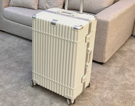 时尚简约铝框行李箱女大容量学生拉杆箱静音轮...