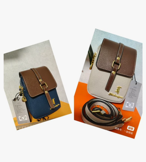 蓝色白色任选，全新时尚啄木鸟头层牛皮双层容...