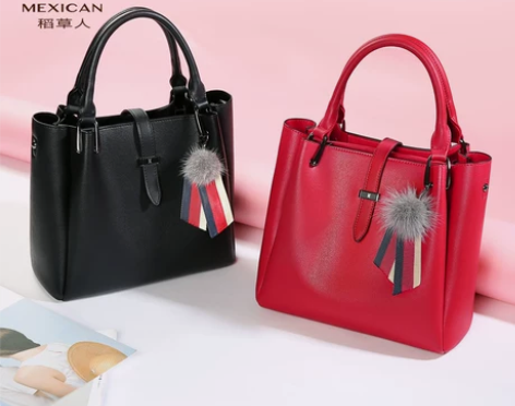 稻草人包包女2019新款手提包单肩包韩版潮...