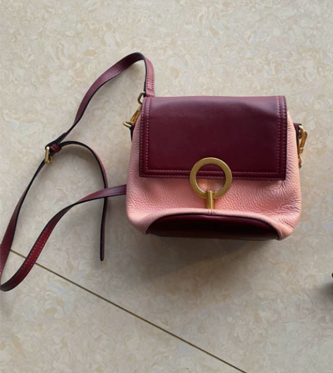 稻草人真皮女包包2021新款潮可爱斜跨包女...