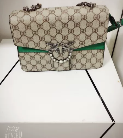 袋鼠真皮女包 牛皮 9成新 原价269现低...