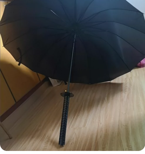 刀伞个性创意学生雨伞二次元刀柄晴雨伞日系武...