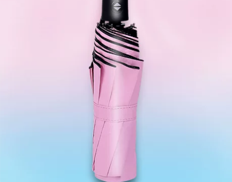 折叠雨伞 全自动小清新防紫外线黑胶太阳伞女...