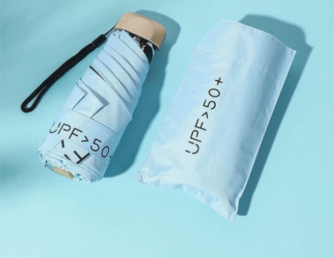 处理价太阳伞迷你口袋遮阳伞胶囊轻便晴雨两用...