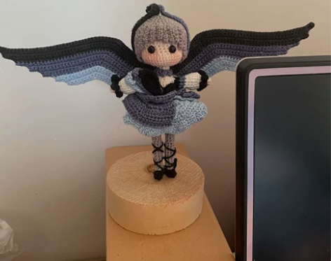 王者荣耀小乔天鹅之梦摆件挂件 成品 用线爱...