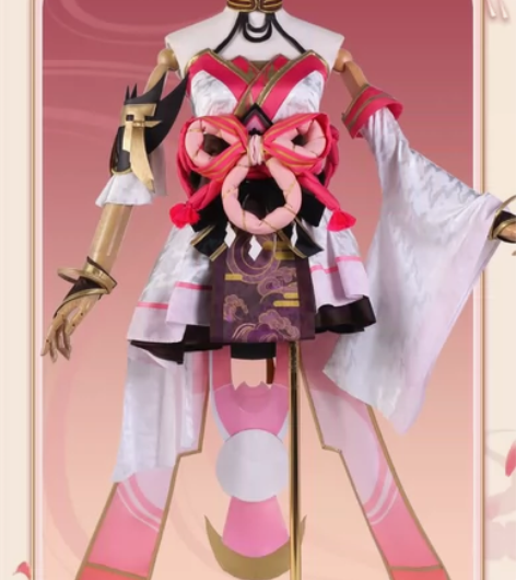 不知火舞 绯月行cos m码 衣服?头饰?...