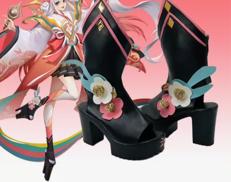 王者荣耀娜可露露前尘镜cos鞋cospla...