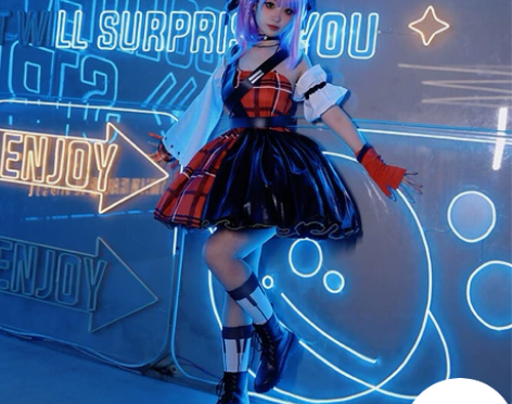 王者cos音你心动小乔cos服情侣520打...