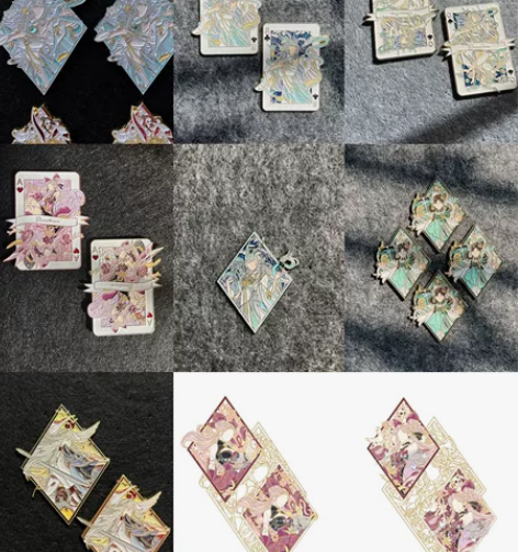 【收】图上江山雪咪长生殿的菱形，扑克，小横...