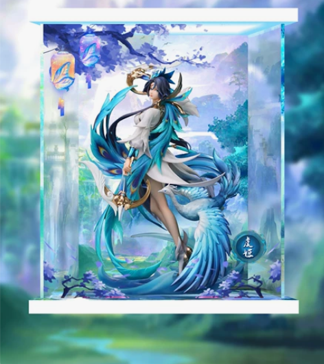 王者荣耀 虞姬 云霓雀翎 亚克力展示盒 尺...