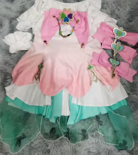 瑶时之祈愿COS 仅衣服 七成新 加假发5...