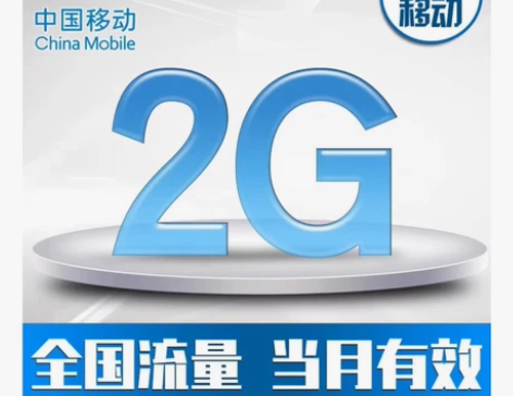 湖北移动2GB流量 当月有效 全国通用流量...