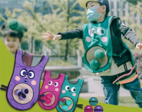 GWIZ儿童疯狂躲避球粘球衣服背心幼儿园亲...