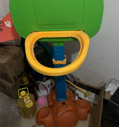 儿童篮球架健身器材玩具，质量特别好，孩子大...