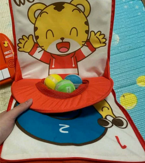 巧虎飞球投篮便携篮球玩具35全新（除了投球...