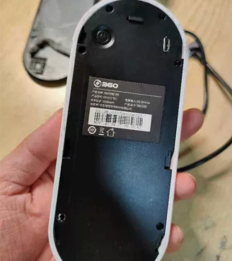360可视门铃二合一版d819。 门铃和接...