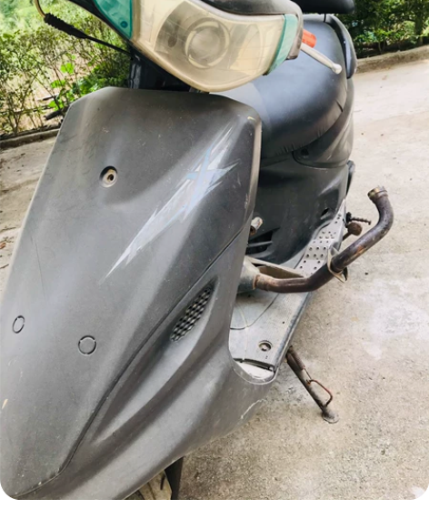 巧格 改 福喜 雅马哈踏板车。 当年自...
