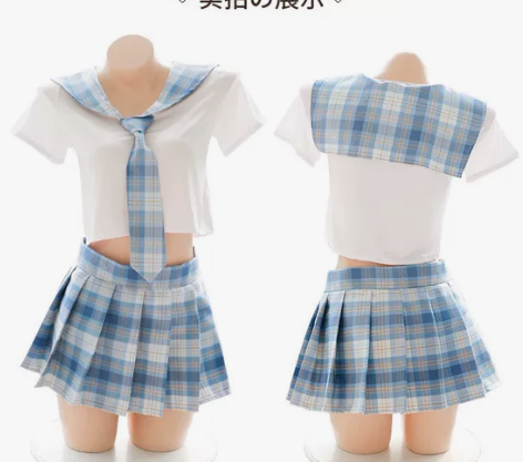 霏慕FM品牌日系格子学生装jk制服百褶裙 ...