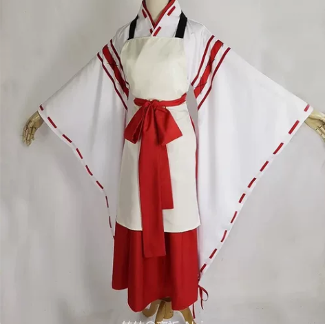 贤惠的狐仙小姐cos服 包括:衣服+二齿木...