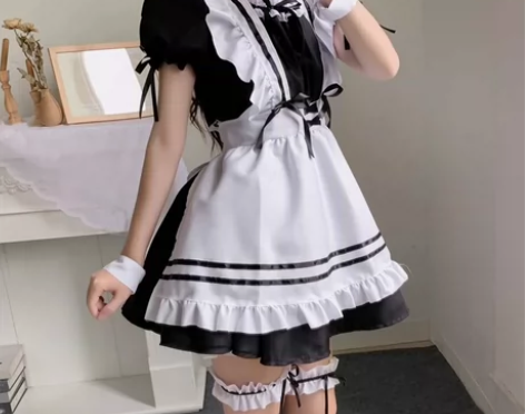 奇迹暖暖环游世界 红酒甜心女仆装lolit...