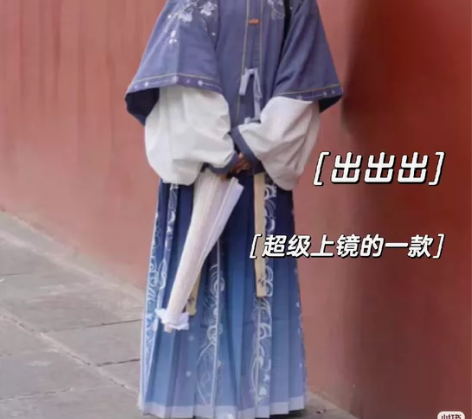 池夏游园惊梦:玉雪香+明制对襟短衫半臂褶裙...