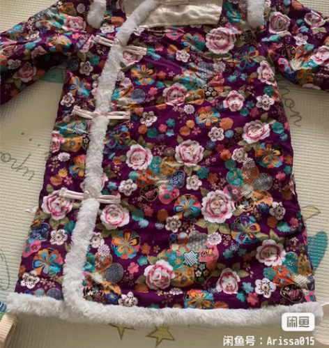 儿童汉服拜年服，送暖手袖 感兴趣的话点“我...