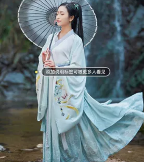 杞瑾原创【青龙志】齐腰交领襦裙日常情侣款正...