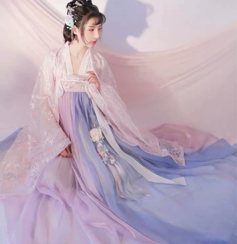 【出租】汉服 春樱粉紫齐胸 正品 东月棠/...