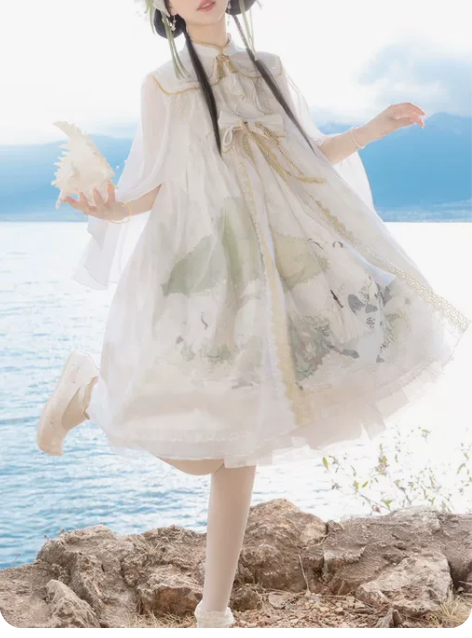 ?神明少女原创汉服女甜美中国风春夏改良日常...