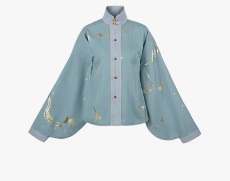 【十三余 小豆蔻儿】[栩栩]刺绣立领对襟衫...