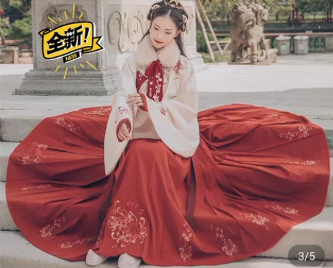 汉尚华莲芙蓉月，正，仅上袄，l码，仅试穿状...