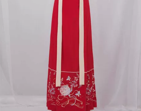 汉尚华莲汉服 ，花卉刺绣马面裙，正的！正的...