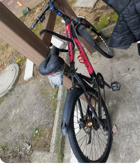 自行车 山地 永久 成色看图  车把增高，...