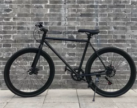 死飞变速自行车男女学生26寸复古实心胎成人...