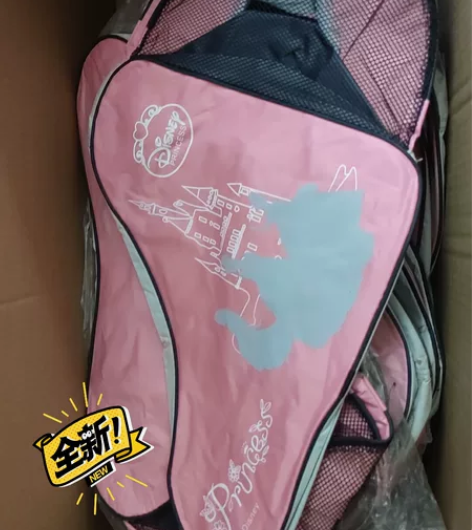 儿童轮滑包溜冰鞋包特价清仓，9.9新有蓝色...