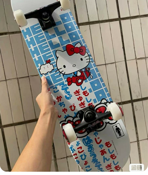 闲置99新进口双翘滑板专业板初学者王一博同...