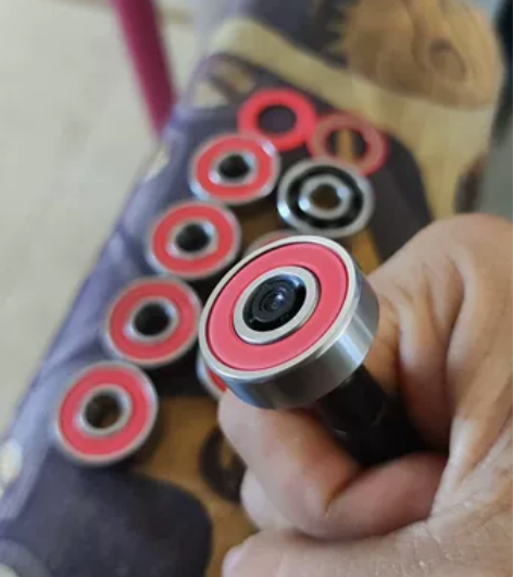 路冲轴承滑板轴承陆地冲浪板长板轮滑小鱼板大...