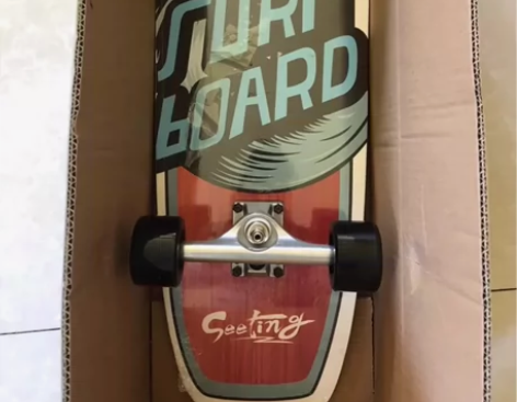 32寸陆地冲浪板YOWS5弹簧桥免蹬滑雪模...