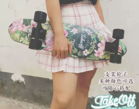 TAKEOFF大鱼板中鱼板陆地冲浪板男女生...