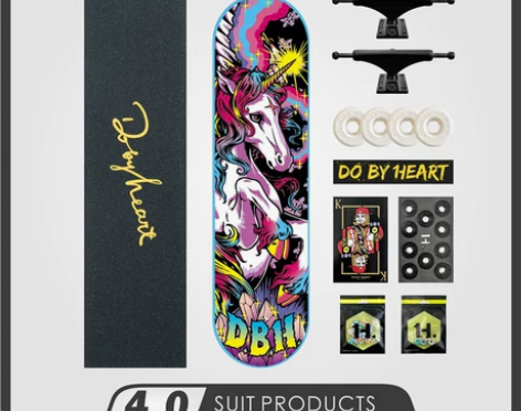 DBH滑板初学者青少年成人儿童男女生刷街公...