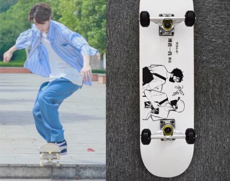 同款滑板 同款滑板专业板王一博初学者专业双...