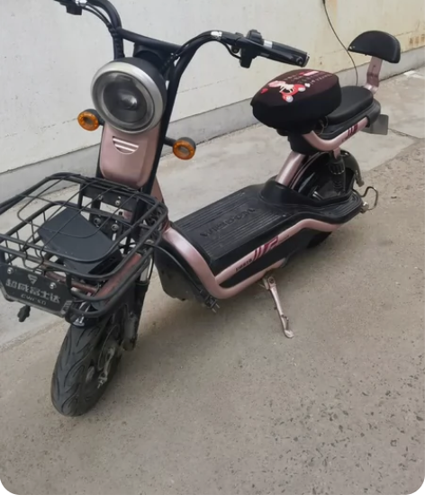 富士达大架子电动车骑不到了，有缘人来骑吧所...