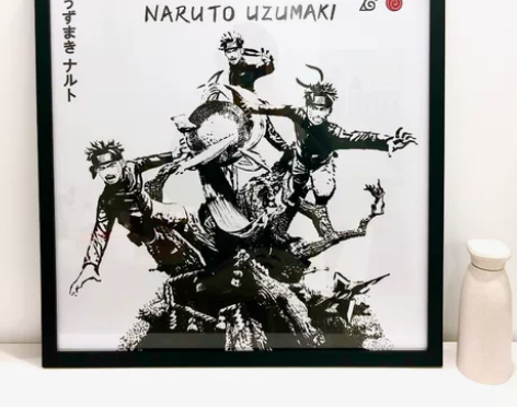 私人订制手办配画，60*60超大火影忍者，...